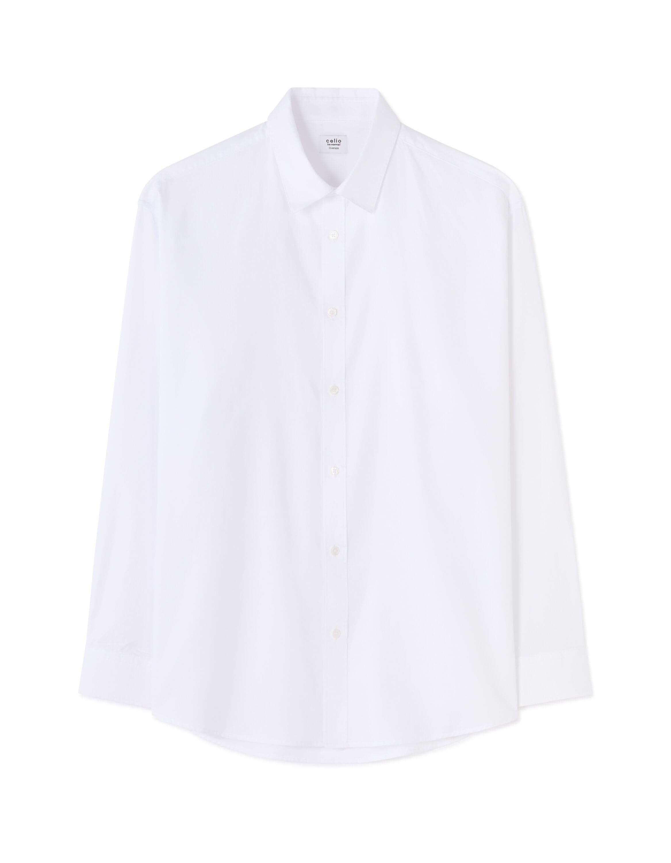 chemise oversize 100%棉牛津衬衫